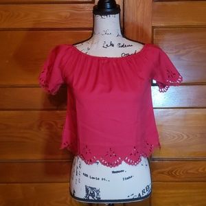 Red Crop Top